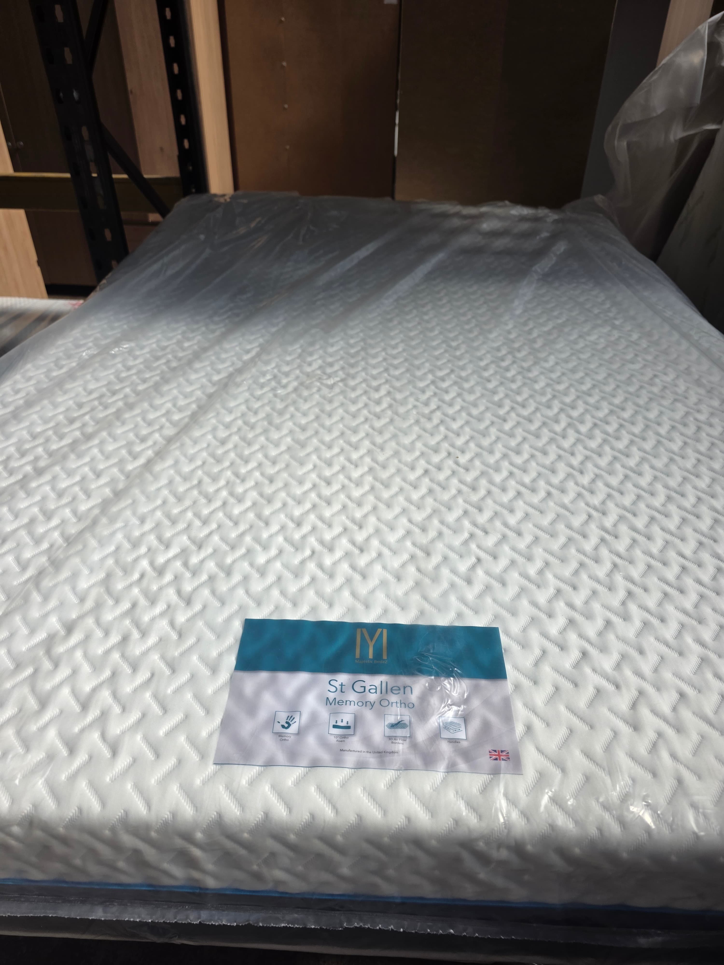 MATRESS "Gell SINGLE Feet. St Gallen Memory Orthi